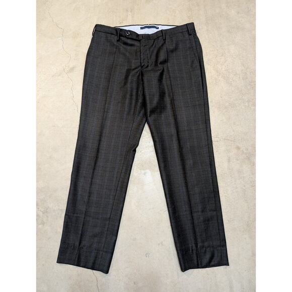 Incotex Slowear Wool Pants Mens 34 (34x28.5) Patterned Pants Hemmed - Picture 1 of 8